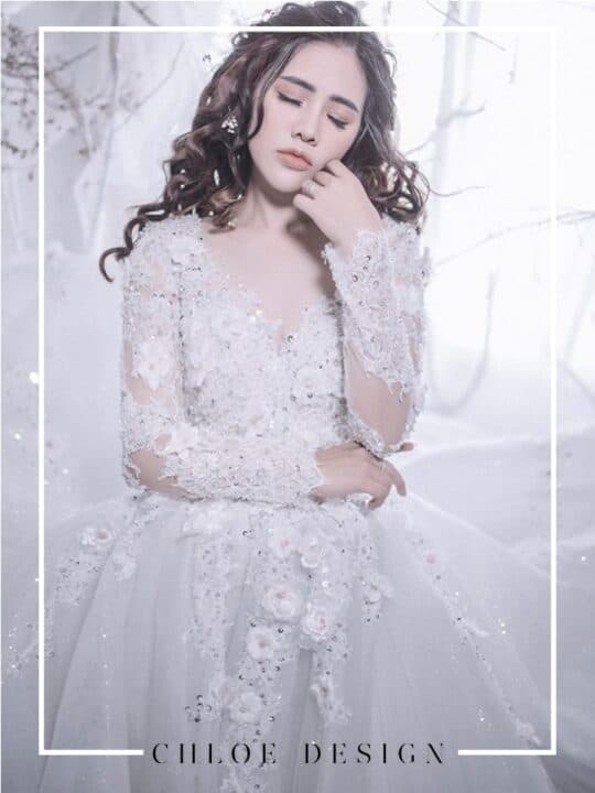 Váy cưới thiết kế may đo Chloe Donia 19 - Image 5