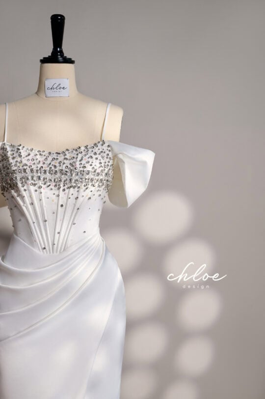 Váy thiết kế may đo Chloe Corset Crystal 24 - Image 10