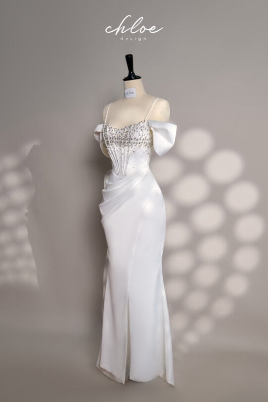 Váy thiết kế may đo Chloe Corset Crystal 24 - Image 21