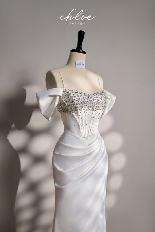 Váy thiết kế may đo Chloe Corset Crystal 24 - Image 16