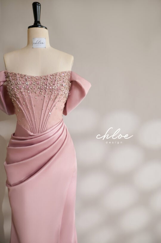 Váy thiết kế may đo Chloe Corset Crystal 24 - Image 12
