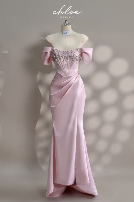 Váy thiết kế may đo Chloe Corset Crystal 24