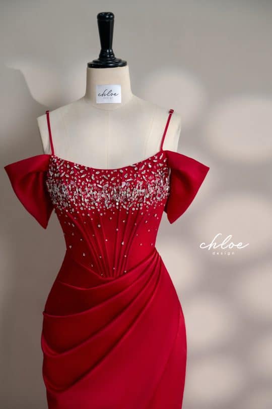 Váy thiết kế may đo Chloe Corset Crystal 24 - Image 11