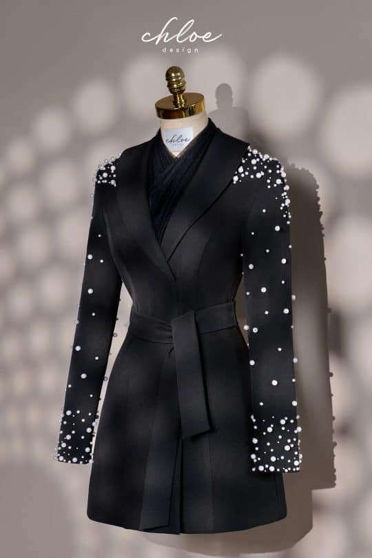Blazer váy thiết kế may đo Chloe Melanie 24 - Image 3