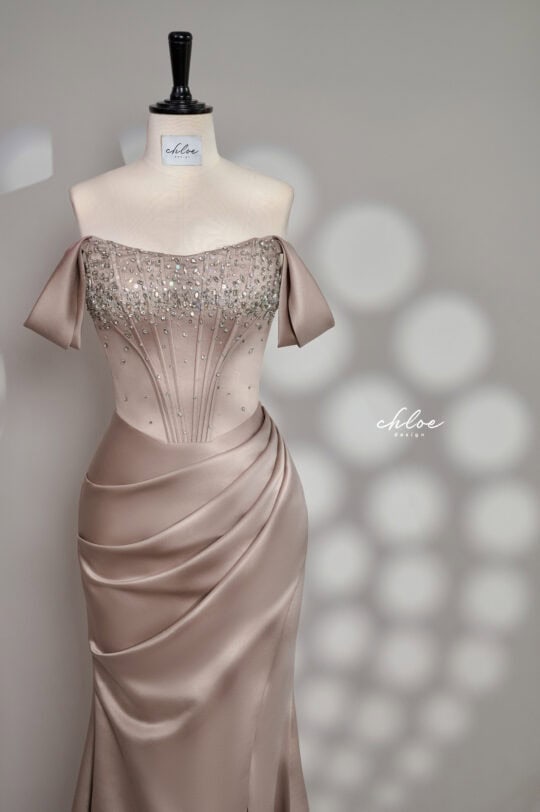 Váy thiết kế may đo Chloe Corset Crystal 24 - Image 15