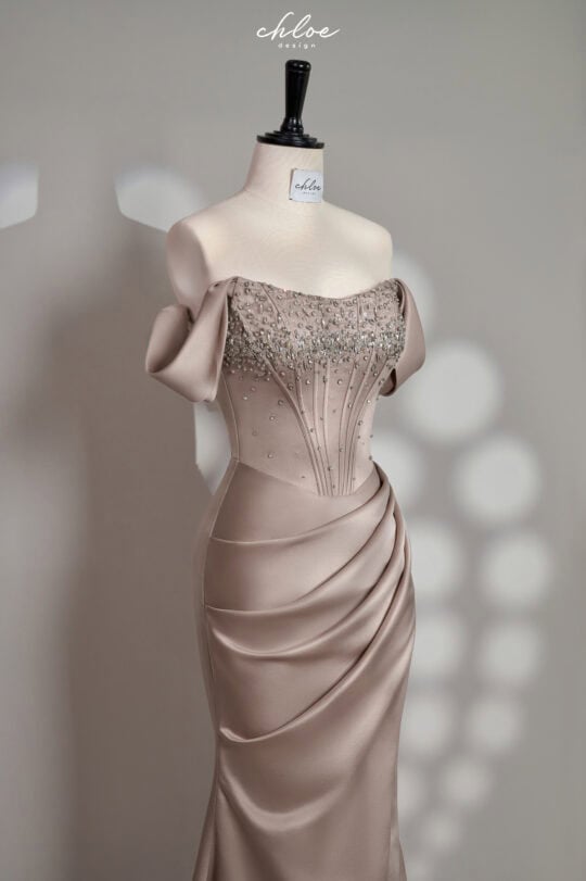 Váy thiết kế may đo Chloe Corset Crystal 24 - Image 9