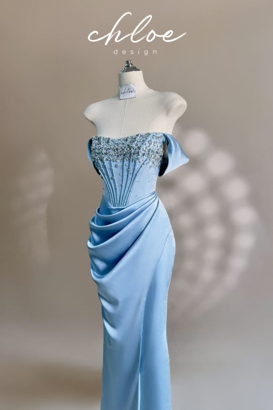 Váy thiết kế may đo Chloe Corset Crystal 24 - Image 19