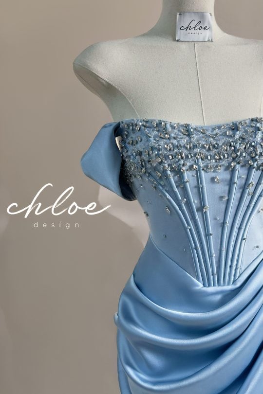 Váy thiết kế may đo Chloe Corset Crystal 24 - Image 13
