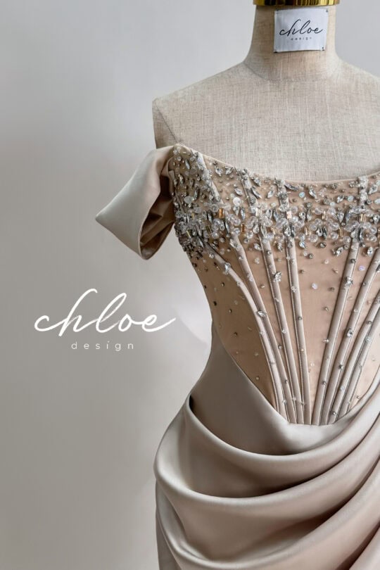 Váy thiết kế may đo Chloe Corset Crystal 24 - Image 14