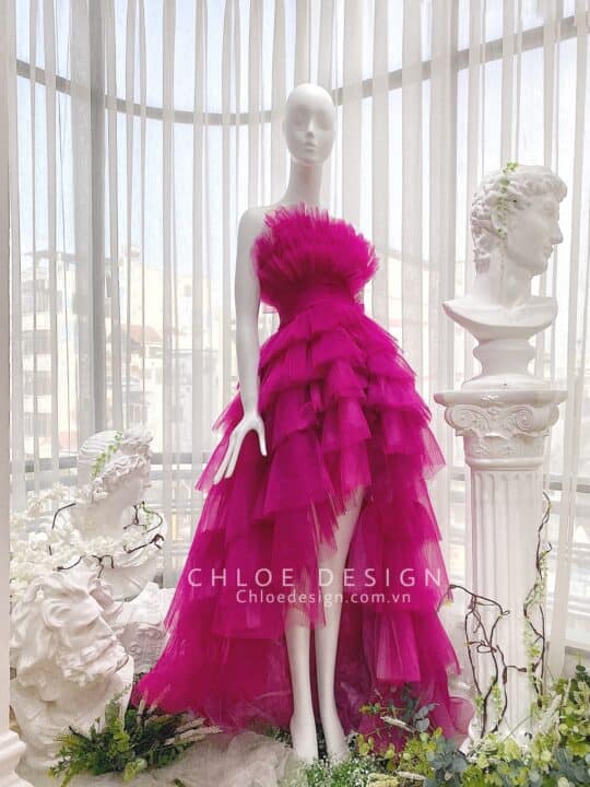 Váy thiết kế may đo Chloe Flora 23 - Image 3