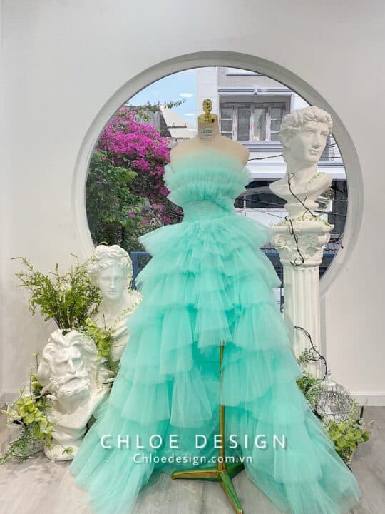 Váy thiết kế may đo Chloe Flora 23 - Image 2