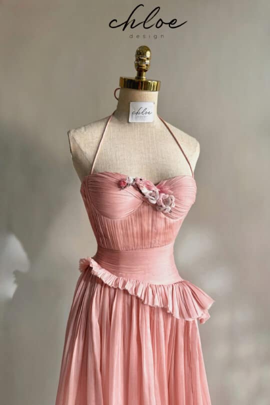 Váy thiết kế may đo Chloe Sabrina 24 - Image 3