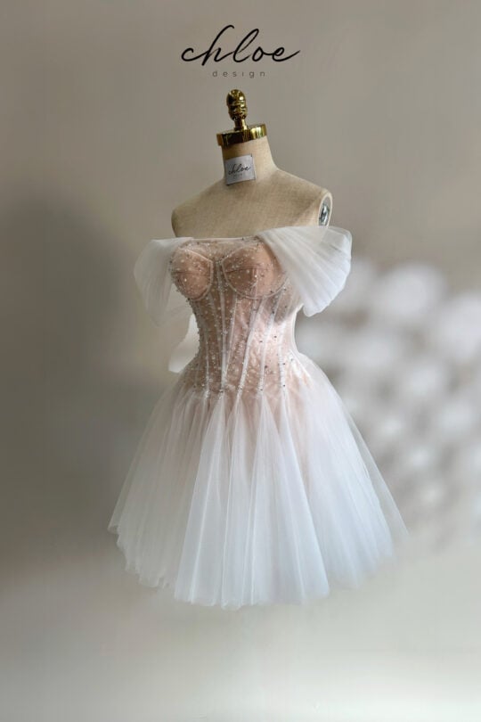 Váy thiết kế may đo Chloe Clareta 24 - Image 3