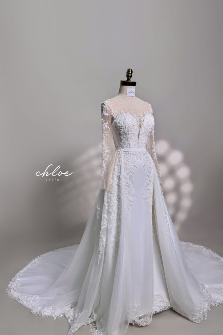 Váy cưới thiết kế may đo Chloe Carina 24