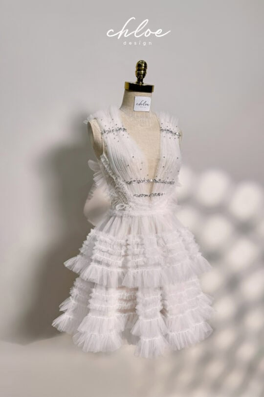 Váy thiết kế may đo Chloe Margot 22 ( 2 in 1 Version ) - Image 3
