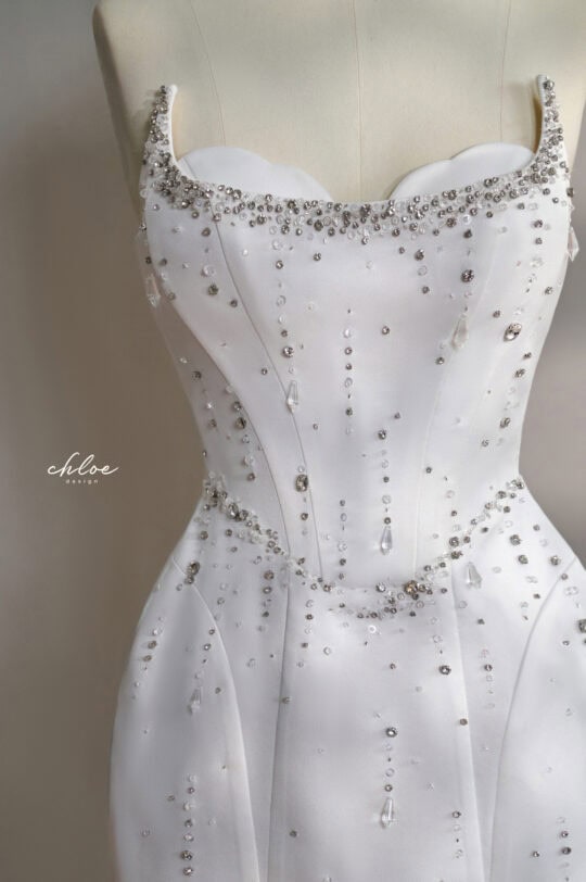 Váy thiết kế may đo Chloe Allecra Crystal 25 - Image 21