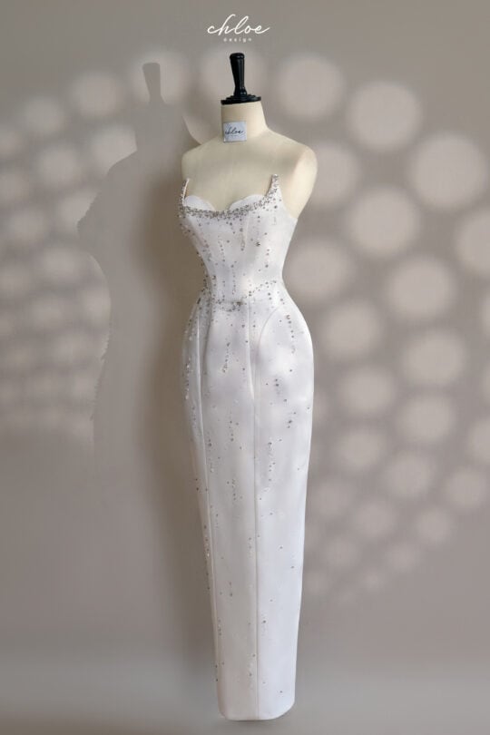 Váy thiết kế may đo Chloe Allecra Crystal 25 - Image 11