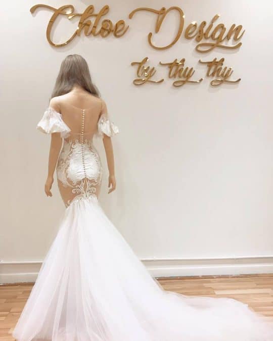 Váy cưới thiết kế may đo Chloe Estralita 20 - Image 5