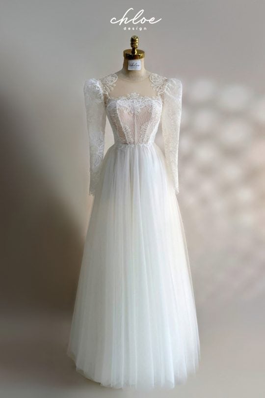 Váy cưới thiết kế may đo Chloe Isabella 24