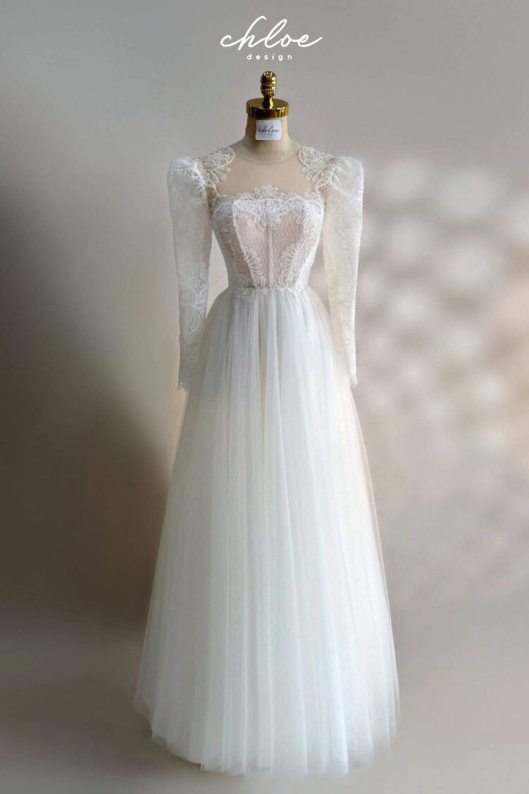 Váy cưới thiết kế may đo Chloe Isabella 24