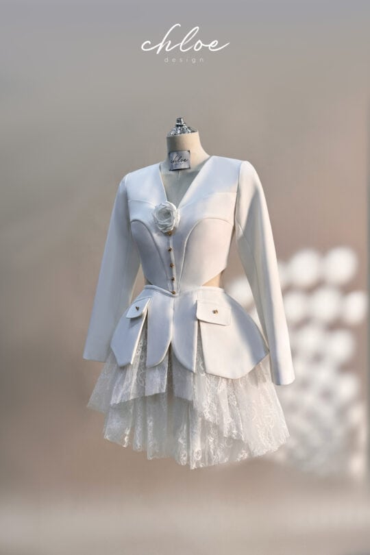 Hoa vải thiết kế Chloe Mary 24 - Image 3
