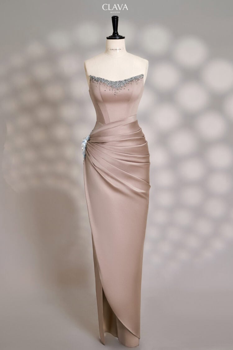 Clava Alba Crystal 26 Custom-Tailored Dress