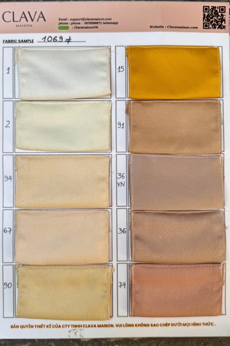 Fabric Duchess Silk Clava Maison