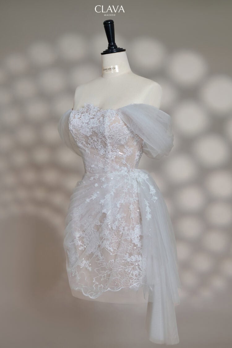 Alternative view of Clava Flora 26 Custom-Tailored Dress