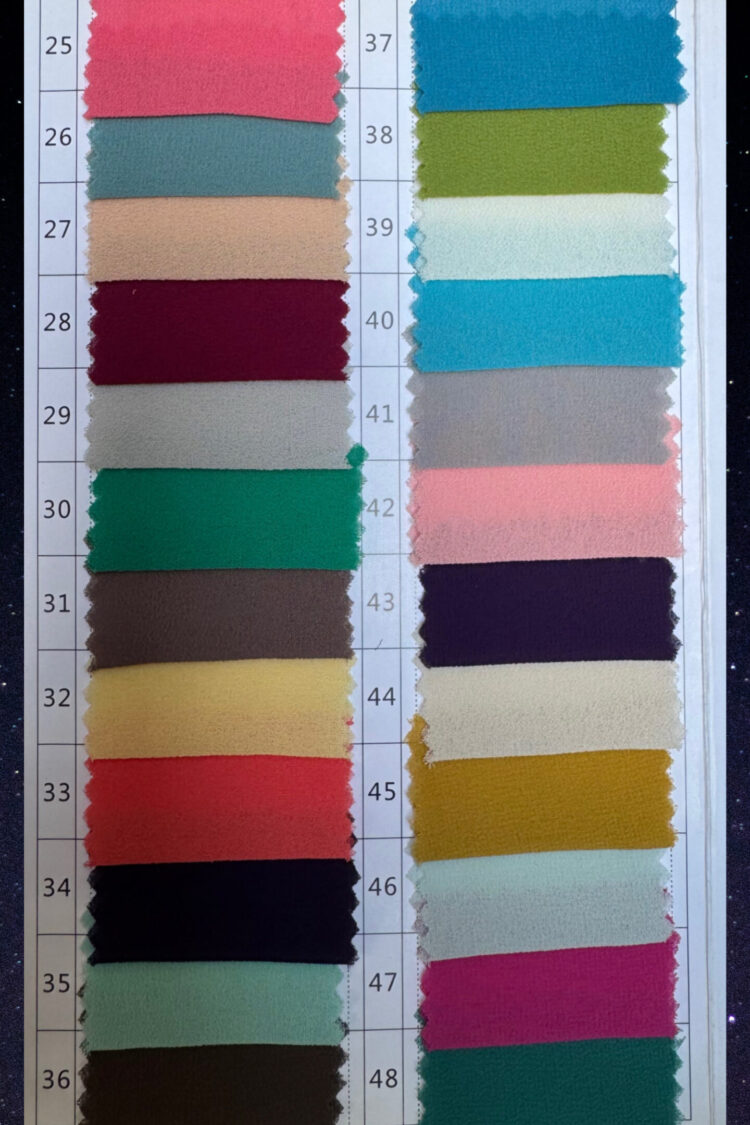 Alternative view of Fabric Pearl Chiffon Clava Maison