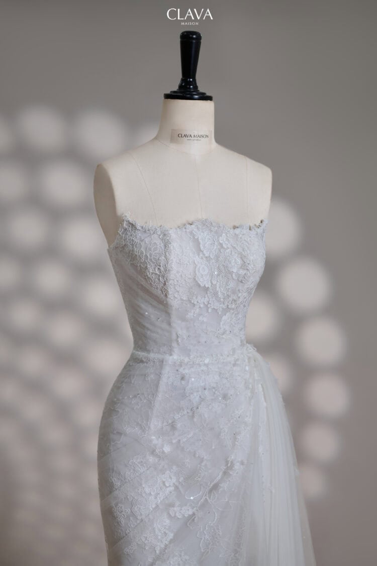 Alternative view of Fabric Lace 01 Clava Maison
