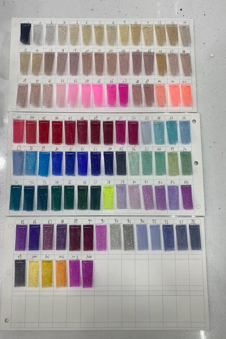 Fabric Glitter Mesh 02 Clava Maison