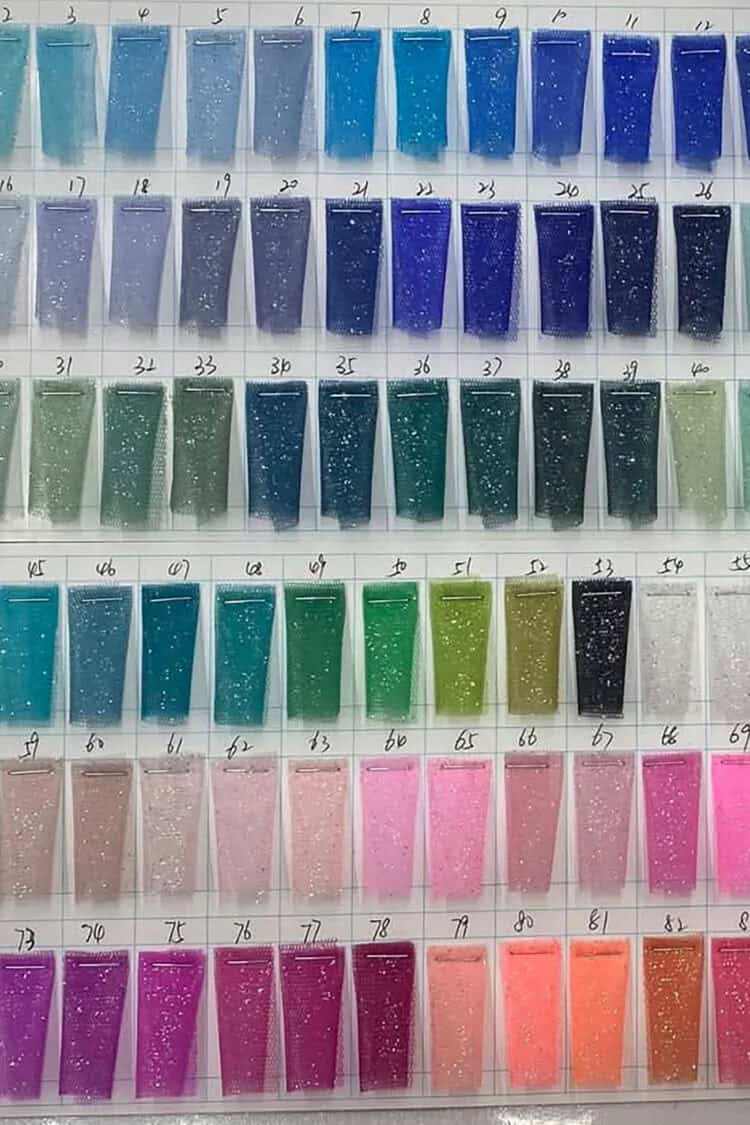 Fabric Glitter Mesh 01 Clava Maison