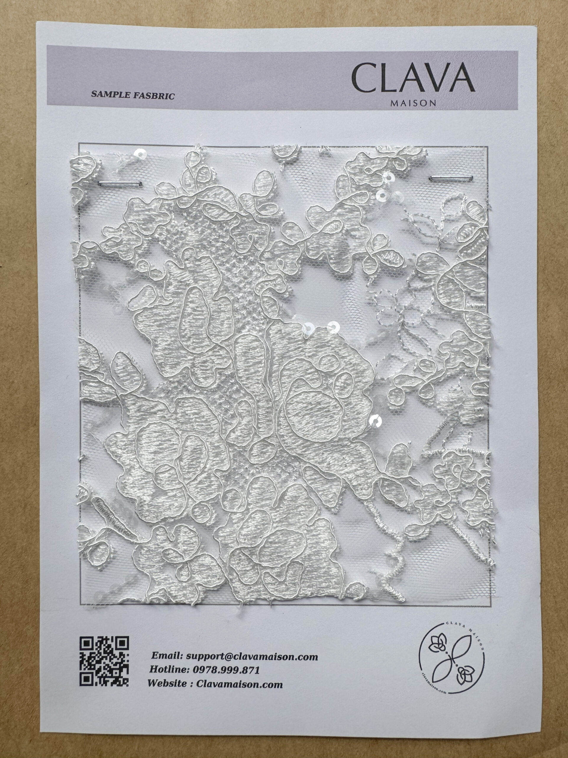 Fabric Lace 01 Clava Maison