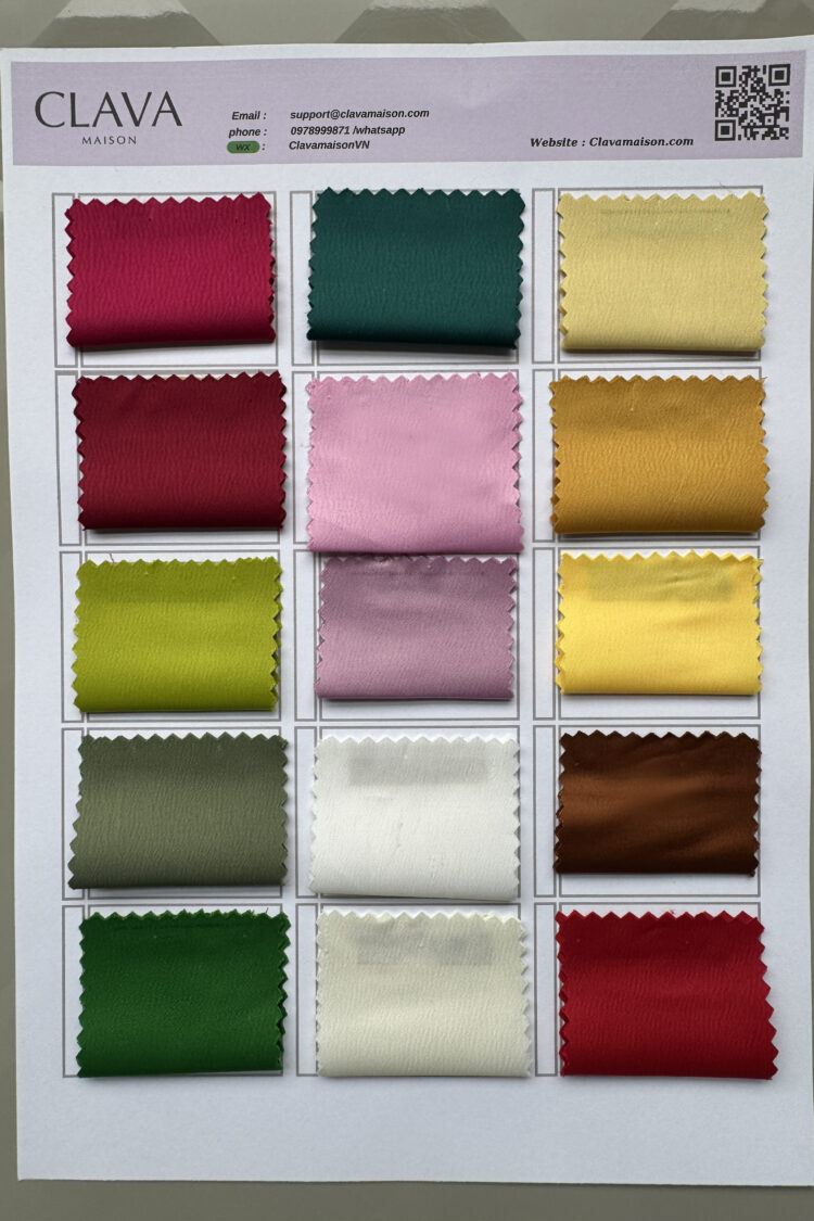 Fabric Satin 05 Clava Textile Maison