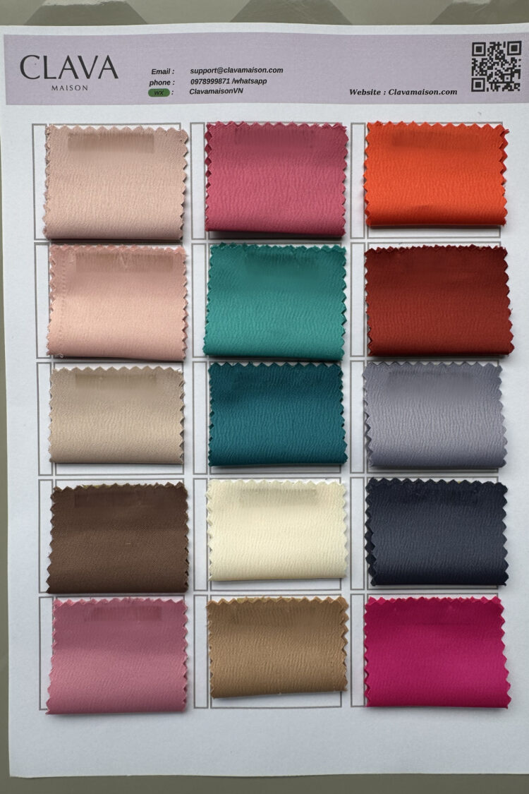 Alternative view of Fabric Satin 05 Clava Textile Maison