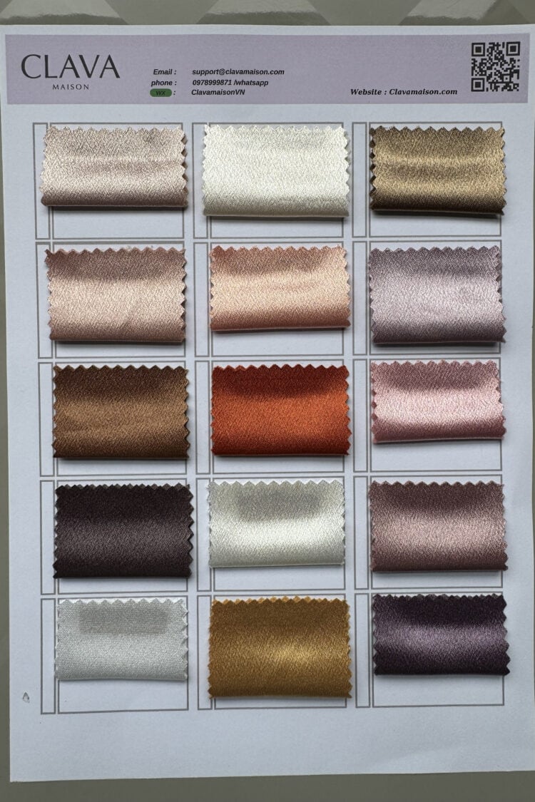 Fabric Satin 04 Clava Maison