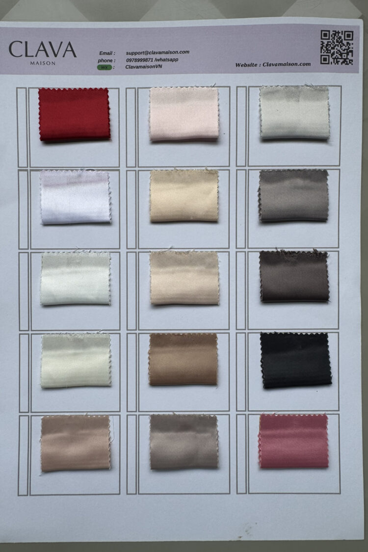 Fabric Satin 06 Clava Textile Maison