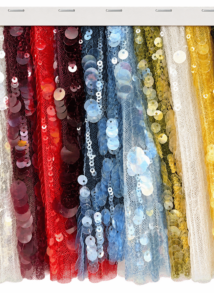 Fabric Sequin 02 Clava Textile Maison