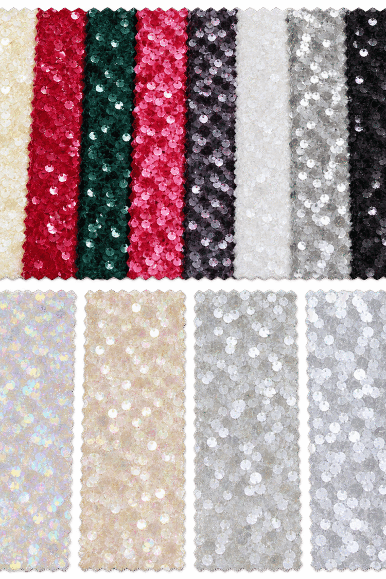 Alternative view of Fabric Sequin 03 Clava Textile Maison