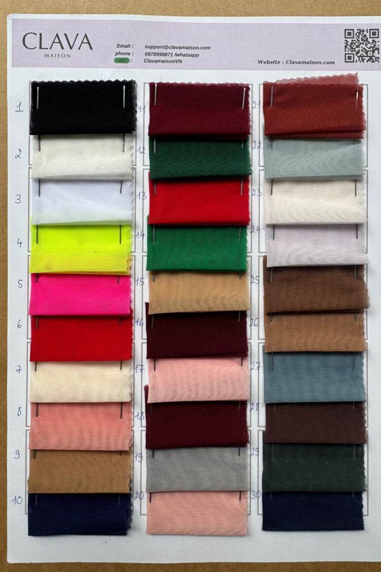 Fabric Spandex Mesh 02 Clava Textile Maison