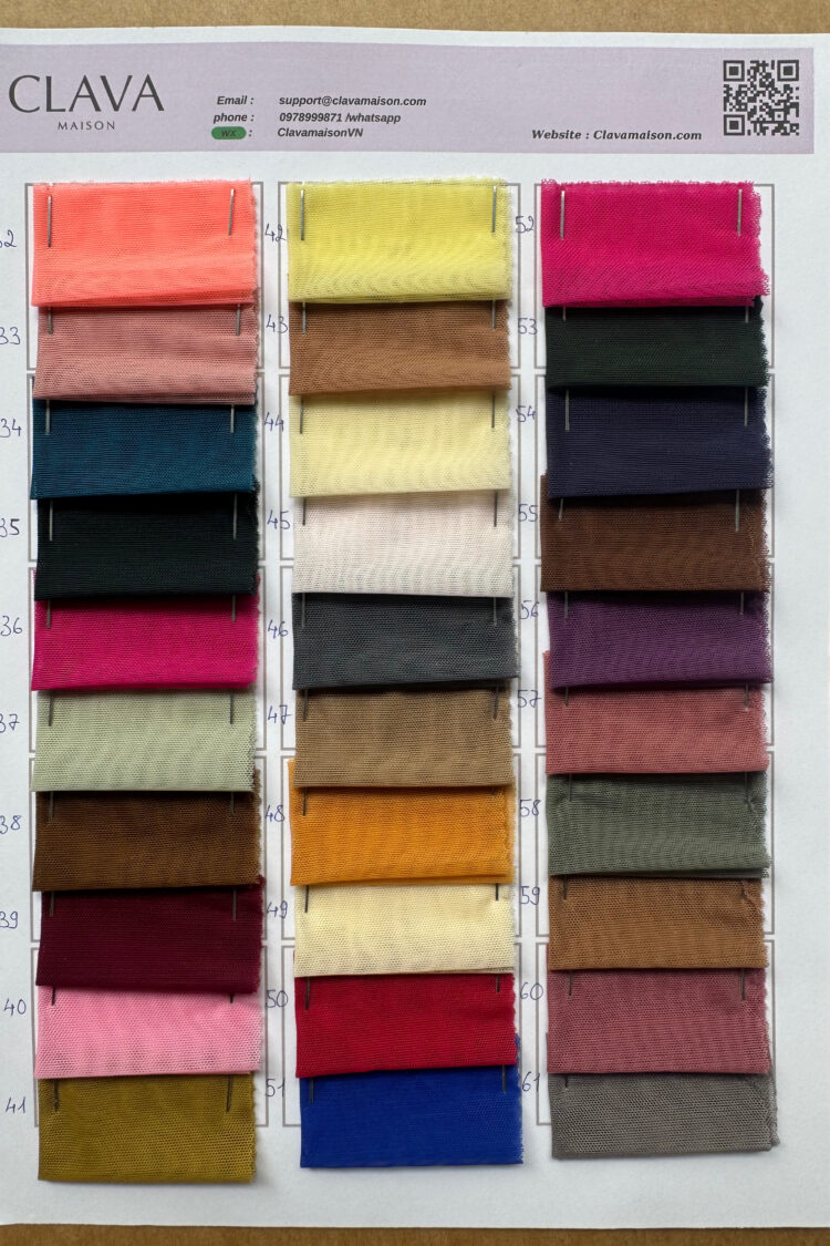 Alternative view of Fabric Spandex Mesh 02 Clava Textile Maison