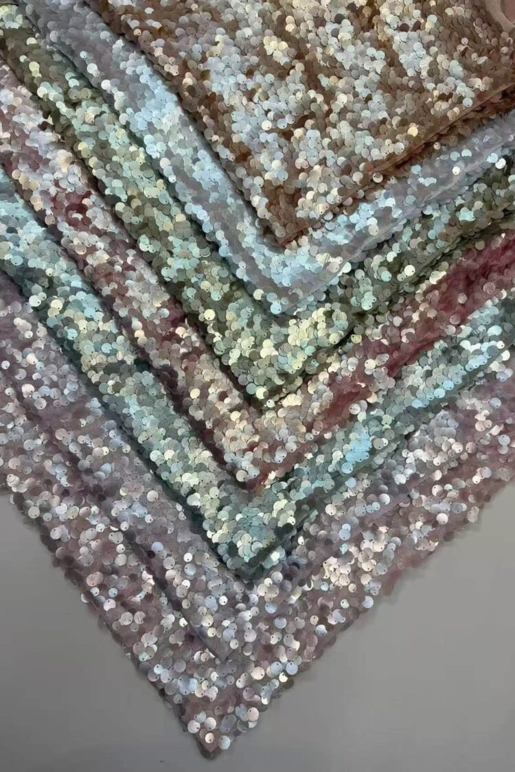 Alternative view of Fabric Sequin 04 Clava Textile Maison